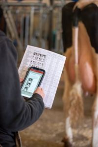 Die App JZClaas im Praxiseinsatz (Bildquelle Dorothee Warder)