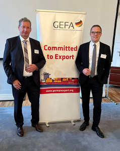 Foto GEFA, Links Paul Berghuis, Rechts Jan Bernd Stärk