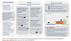 Robert Huber, Marta Tarruella, David Schäfer, Robert Finger, Marginal climate change abatement costs in Swiss dairy production considering farm heterogeneity and interaction effects, Agricultural Systems, Volume 207, 2023, 103639, ISSN 0308-521X Robert Huber, Marta Tarruella, David Schäfer, Robert Finger, Marginal climate change abatement costs in Swiss dairy production considering farm heterogeneity and interaction effects, Agricultural Systems, Volume 207, 2023, 103639, ISSN 0308-521X