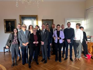 Verbändegespräch mit Minister Angela Eagle zum Handel landwirtschaftlicher Güter und SPS-Angelegenheiten (Quelle: Simone Fuchs, BRS)