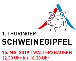 (c) Grafik: IGS Thüringen; 1. Thüringer Schweinegipfel am 15.05.19 in Waltershausen